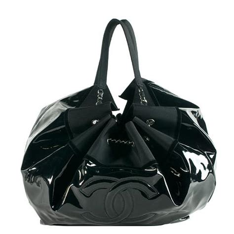 chanel stretch spirit cabas tote|CHANEL Vinyl Stretch Spirit Large Cabas Tote Black.